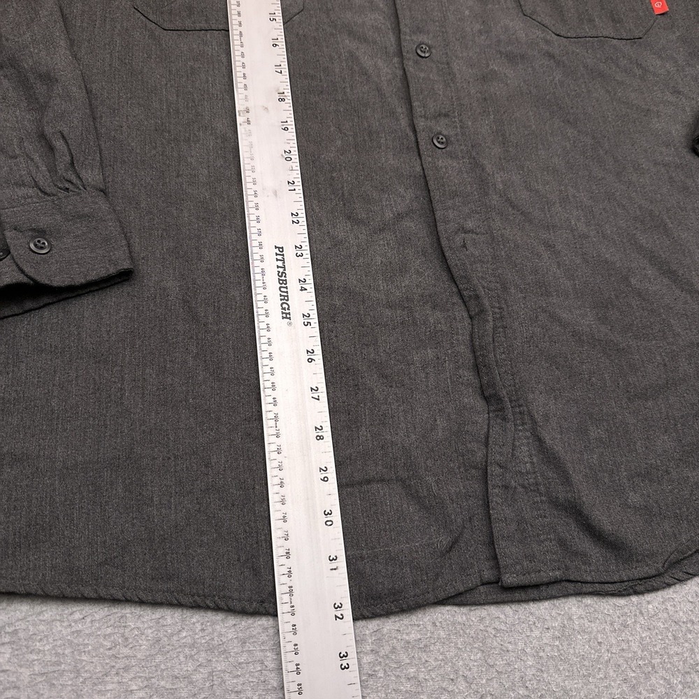 Bulwark FR iQ Series Comfort Woven Lightweight Shirt Mens 3XL Gray LG&E Workwear - Picture 8 of 10